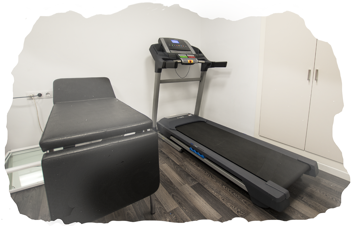 Imagen de la cinta para revisión de la pisada de la Clínica de Podología